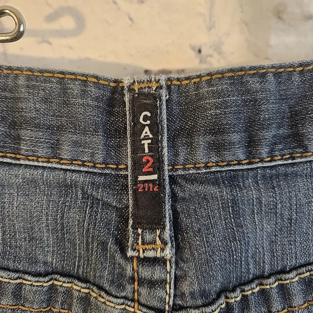Ariat Men's FR M4 Low Rise Boot Cut Jeans, Med Wash, Size 34/30 Flawed